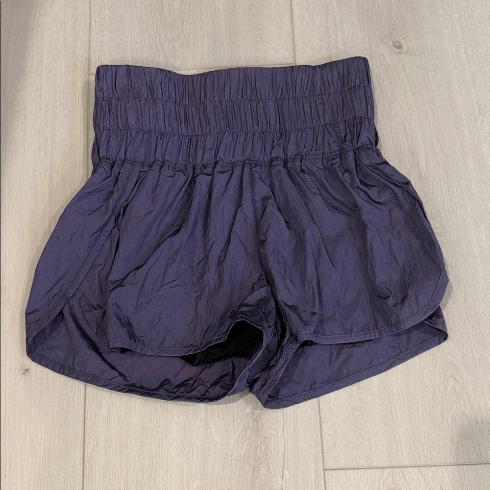 NWOT FP Movement High Rise Exercise Women's Purple Shorts XS
